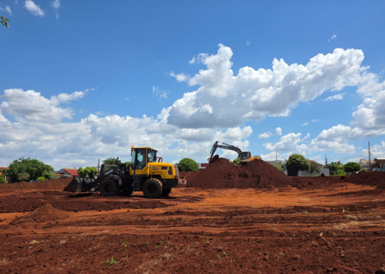 Iniciada a construção do CMEI Professor Leocir Lang no bairro São Lucas