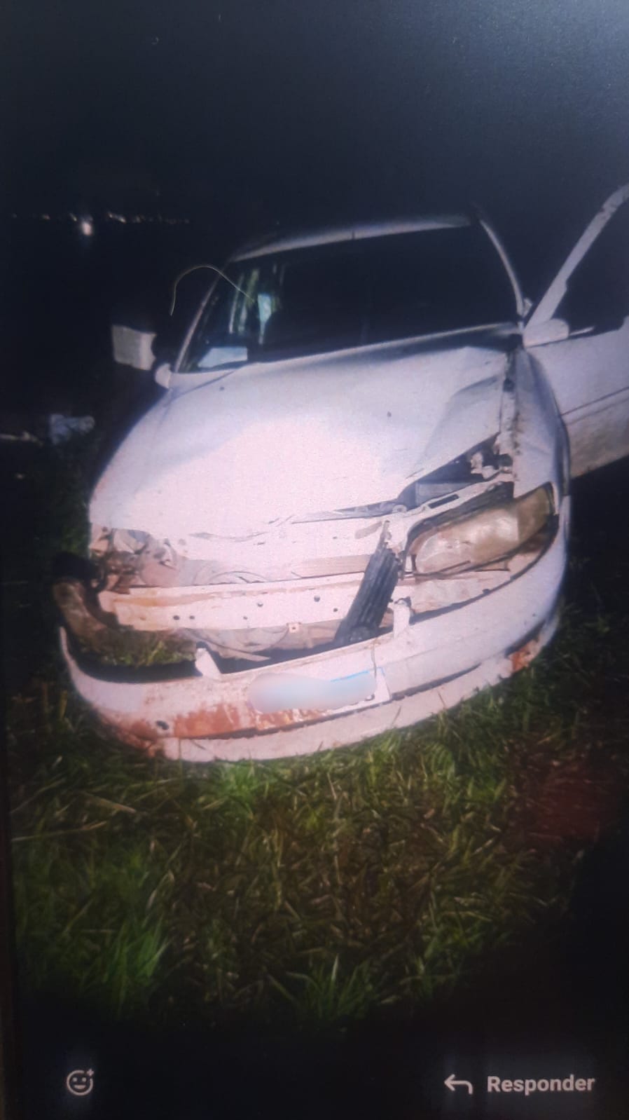 Condutor foge após acidente em Santa Helena