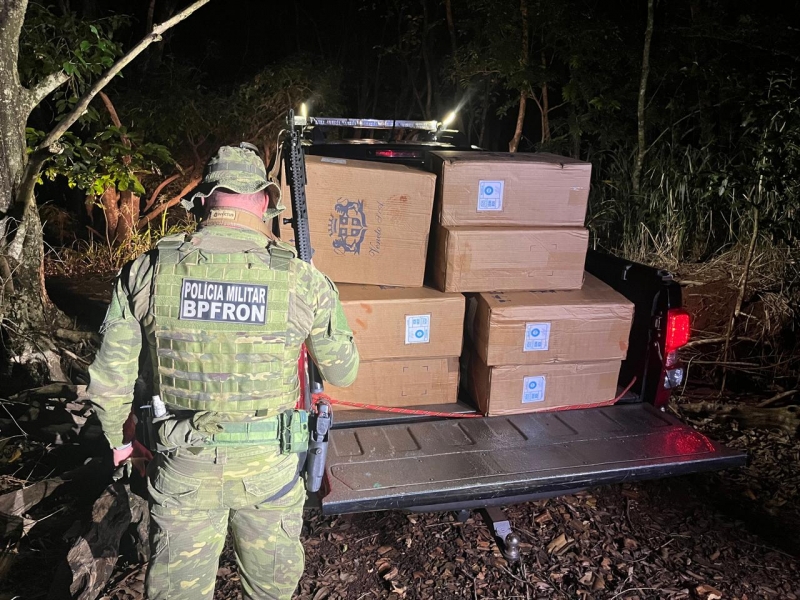 BPFron apreende 500 caixas de cigarros em Mercedes