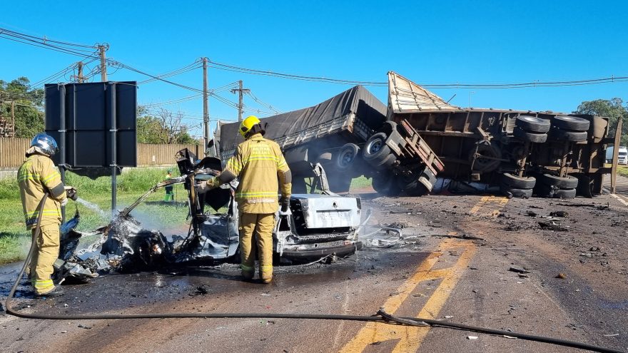 Homem que morreu em acidente na BR-277 em Cascavel é identificado