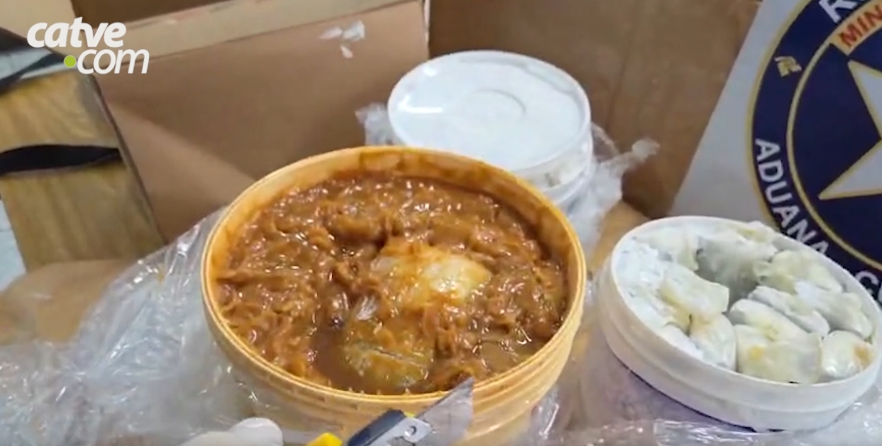 Haxixe marroquino avaliado em R$ 580 mil é camuflado em baldes com doce de leite e tinta em Cascavel