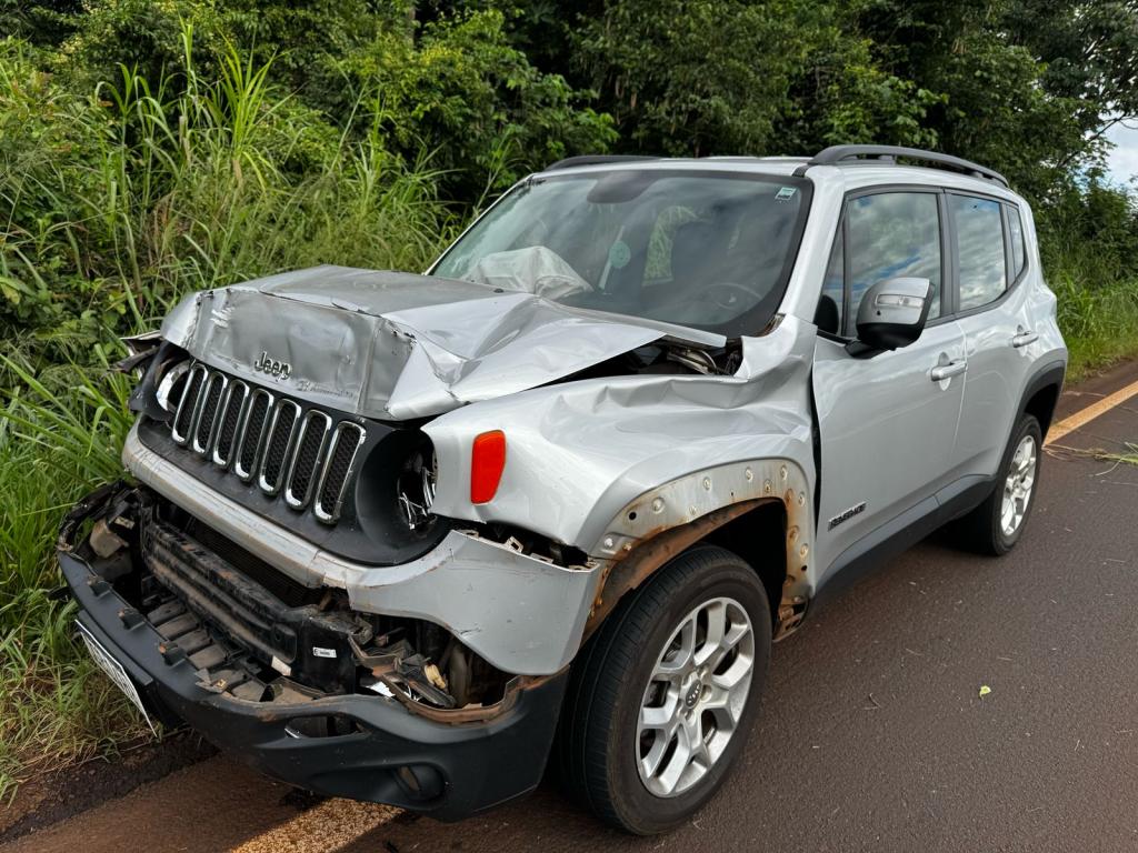 Casal de Nova Santa Rosa se envolve em acidente na PR 491