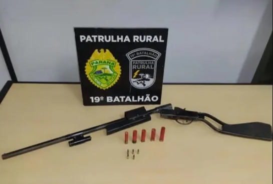 Homem é preso com arma de fogo no interior de Marechal Rondon