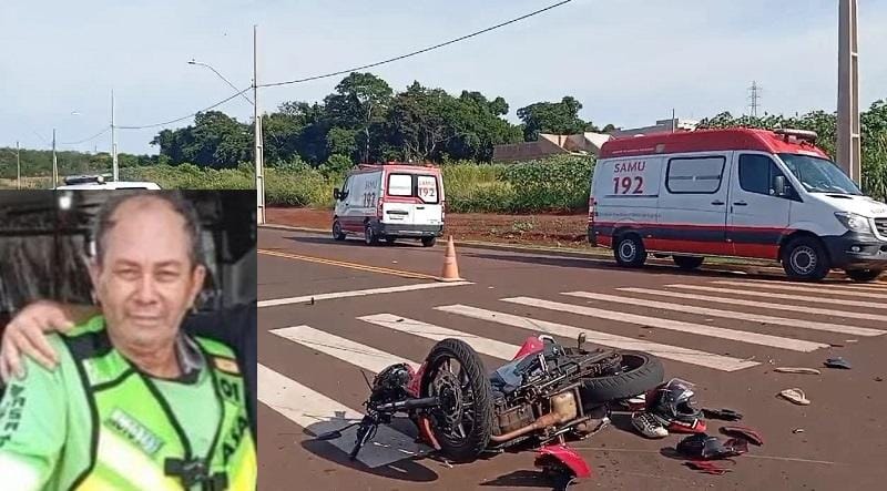 Mototaxista de 68 anos morre em acidente no Jardim Pancera em Toledo