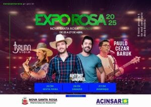 Expo Rosa 2025 é oficialmente lançada com grandes shows nacionais