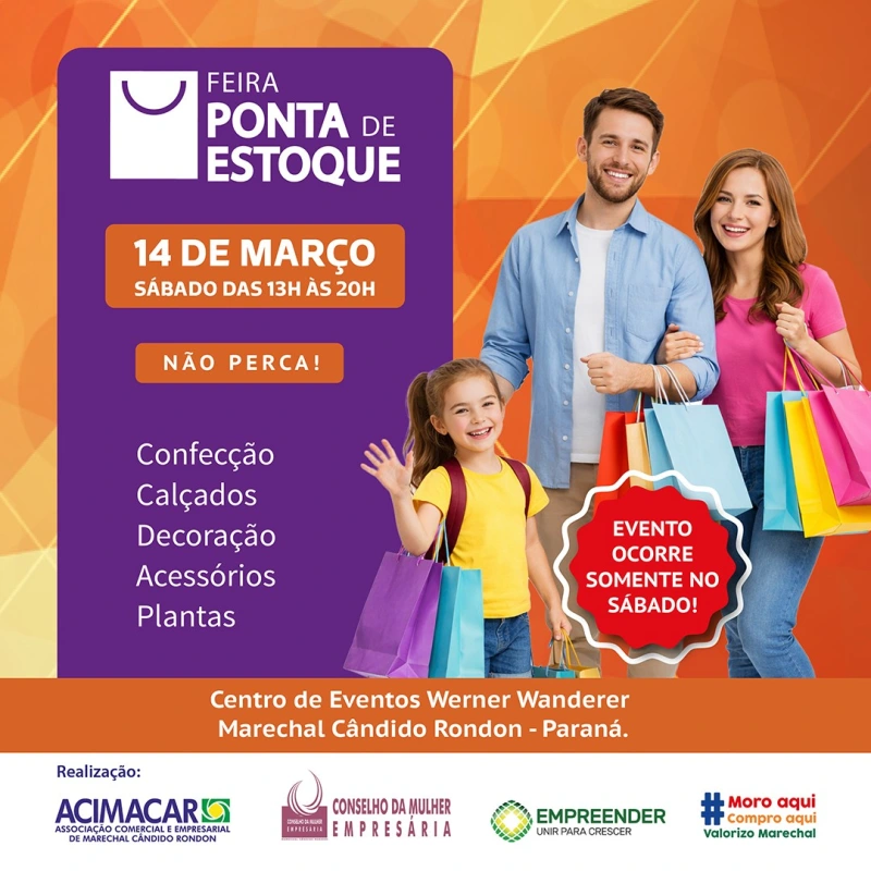  Conselho da Mulher Empresária promove mais uma edição da Feira Ponta de Estoque