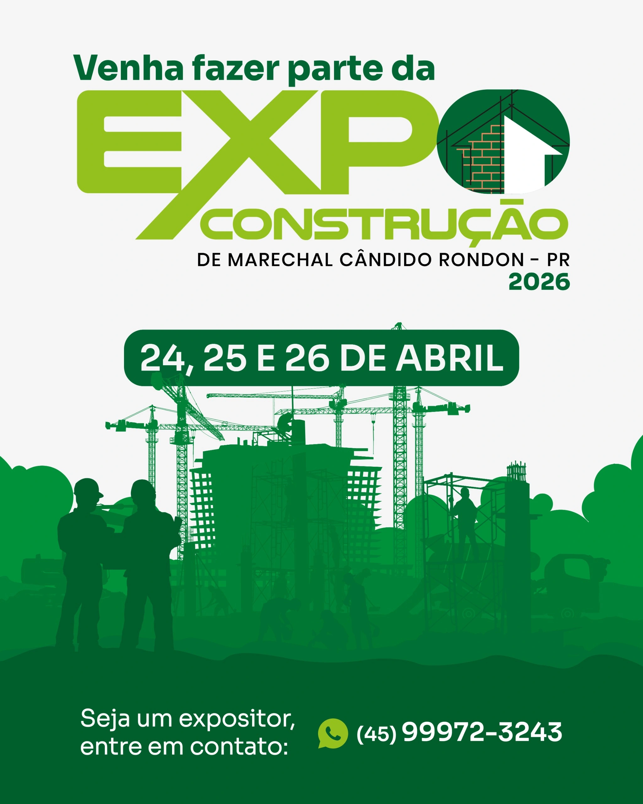 Expo Construção de Marechal Rondon cria espaços para abrigar novos expositores