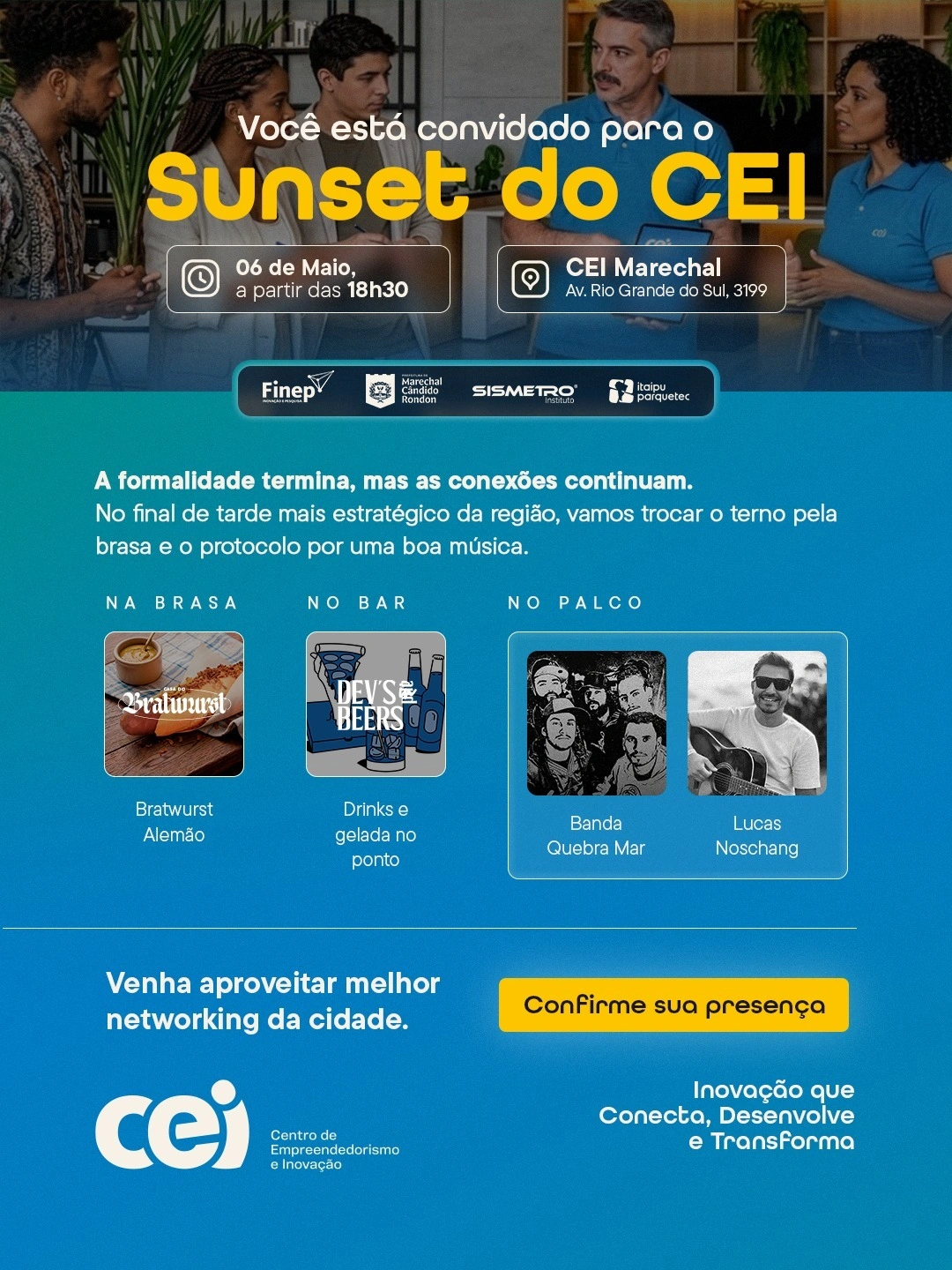 CEI  em Marechal Cândido Rondon promete impulsionar inovação e empreendedorismo na região