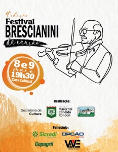  4º Festival Brescianini da Canção inicia nesta sexta-feira em Marechal Rondon
