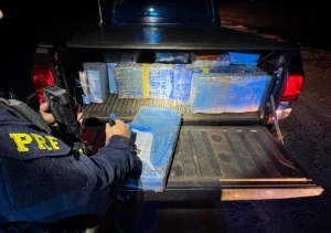 PRF apreende quase uma tonelada de maconha