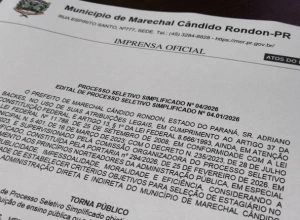  Abertas as inscrições para PSS na área da Educação em Marechal Rondon