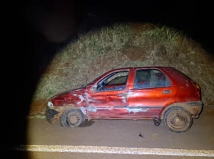 Mulher resulta com ferimentos em acidente entre Quatro Pontes e Novo Sarandi