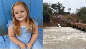 Policia investiga acidente que culminou na morte de menina de 4 anos após carro cair em rio