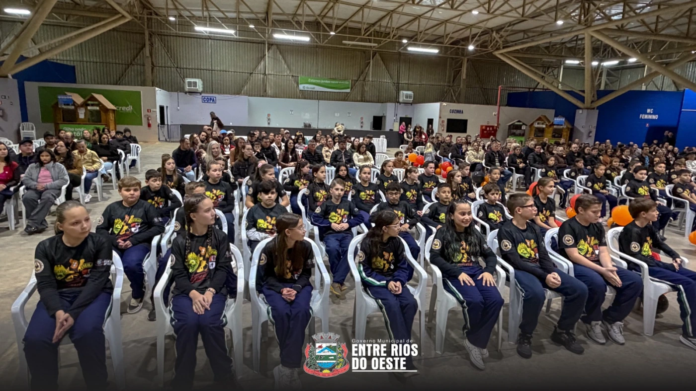 Entre Rios do Oeste celebra formatura do PROERD e reforça prevenção às drogas