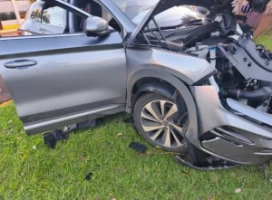 Homem é preso com maconha após causar acidente em Marechal Rondon
