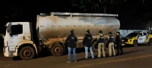 Três presos por furto de carga de ração na área rural de Maripá