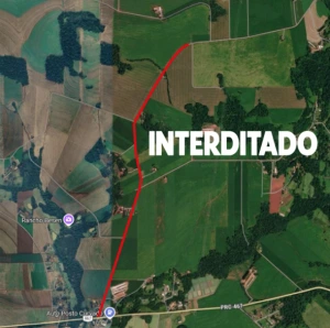  Trecho da estrada entre Curvado e Novo Horizonte será interditado para obras de asfaltamento