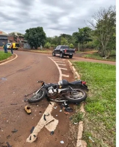 Jovem fica ferido em acidente em Formosa do Oeste
