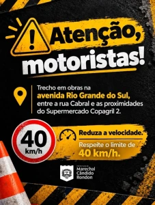 Com retirada de lombodas e travessias, usuários exageram e acelaram na Avenida Rio Grande do Sul 