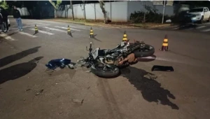 Colisão entre camionete e moto faz vítima com ferimentos em Toledo