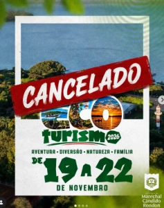 Ecoturismo 2026 é cancelado em atenção às condições climáticas