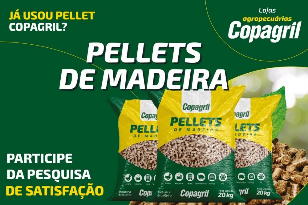 Copagril realizará pesquisa de satisfação sobre sua produção de Pellets