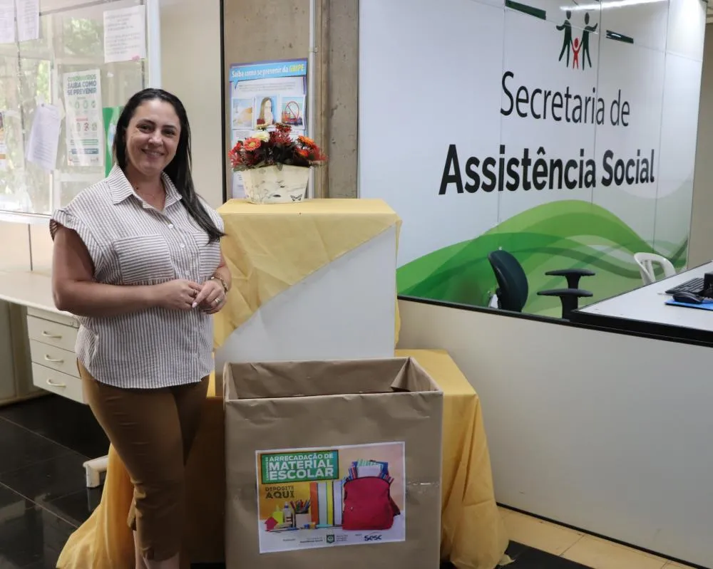 Secretaria de Assistência Social promove campanha de arrecadação de material escolar